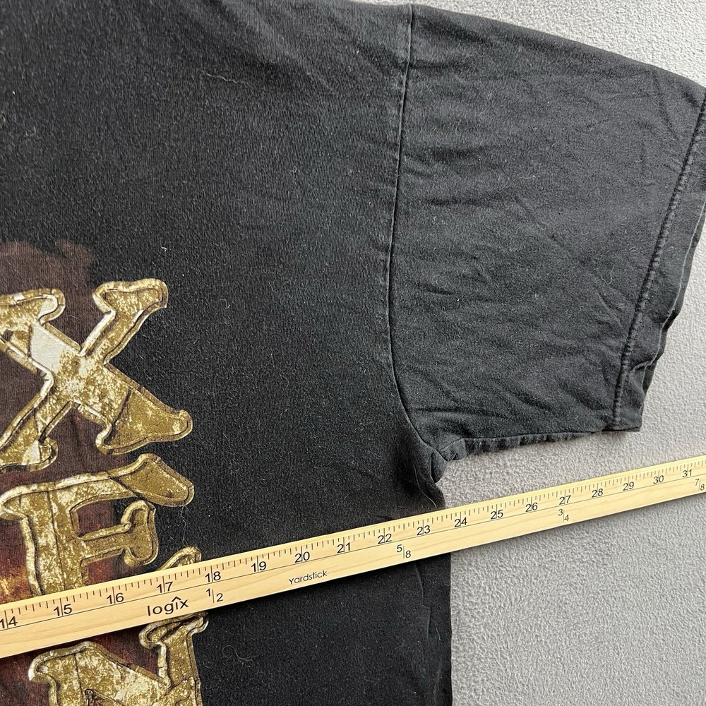 Vintage Xena Warrior Princess Shirt Mens XL Black 90s TV Promo Grunge Big Print - Picture 9 of 12